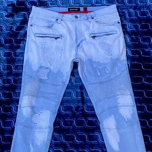 MAKOBI PRADO Biker Jeans